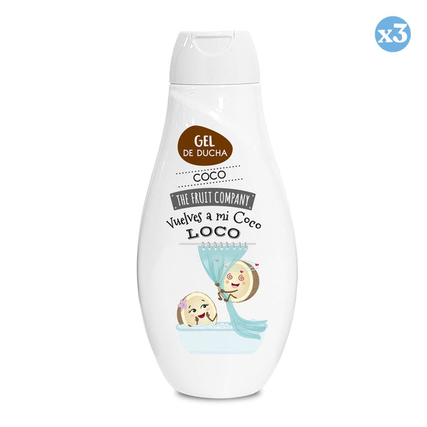 3er-Pack - Kokosnuss-Duschgel 600 ml TFC - The Fruit Company - 1