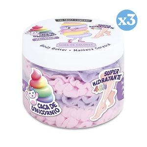 3er Pack - KÖRPERBUTTER FARBWOLKE 250GR TFC - The Fruit Company - 1