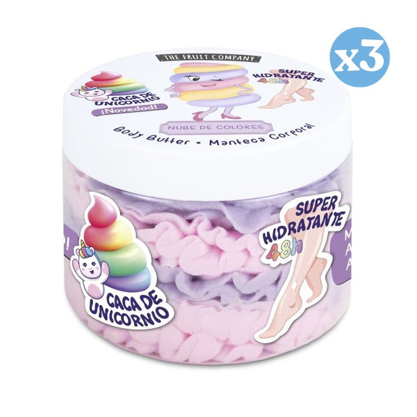 3er Pack - KÖRPERBUTTER FARBWOLKE 250GR TFC - The Fruit Company - 1