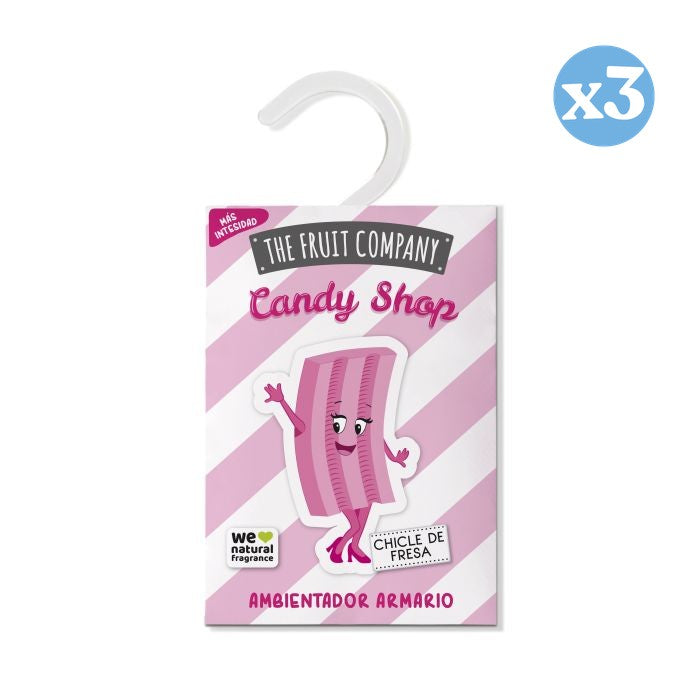 3er Pack - Erdbeer-Kaugummi-Schrank - Candy Edition - The Fruit Company - 1