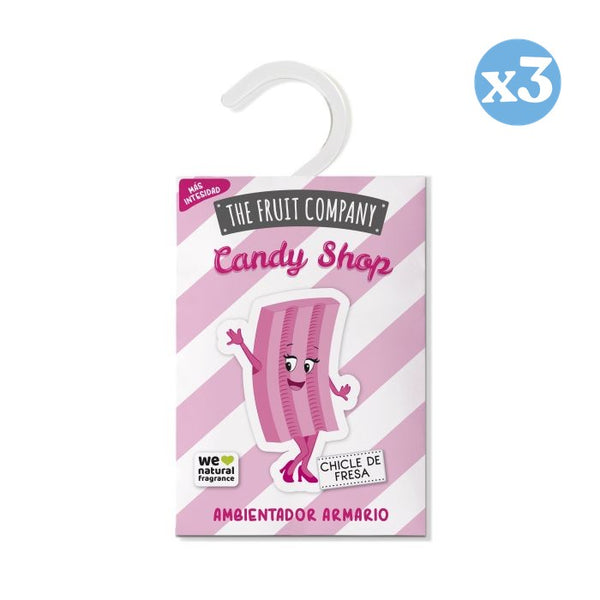 3er Pack - Erdbeer-Kaugummi-Schrank - Candy Edition - The Fruit Company - 1