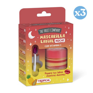 Pack 3x - Lippenmaske Tropical - Vitamin C 12ml - The Fruit Company - 1