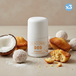 Pack 3x - DEO ROLL ON KOKOS ANTITRANSPIRANT SOFT TOUCH - The Fruit Company - 1