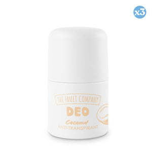 Pack 3x - DEO ROLL ON KOKOS ANTITRANSPIRANT SOFT TOUCH - The Fruit Company - 2