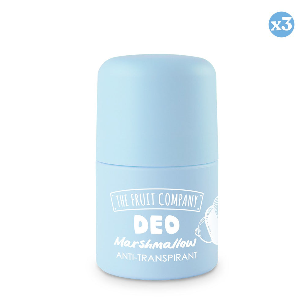 3er Pack - DEO ROLL ON NUBE FARBTÖNE ANTITRANSPIRANT SOFT TOUCH - The Fruit Company - 1