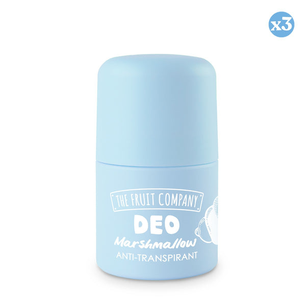 3er Pack - DEO ROLL ON NUBE FARBTÖNE ANTITRANSPIRANT SOFT TOUCH - The Fruit Company - 1