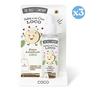 Pack 3x - Fusion Coco-Essenz-Luftbefeuchter: 50 ML - The Fruit Company - 1