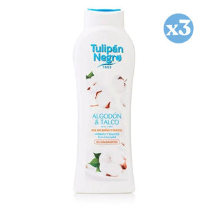 3er Pack - Baumwolle und Talkumpuder-Gel - Tulipan Negro - 1