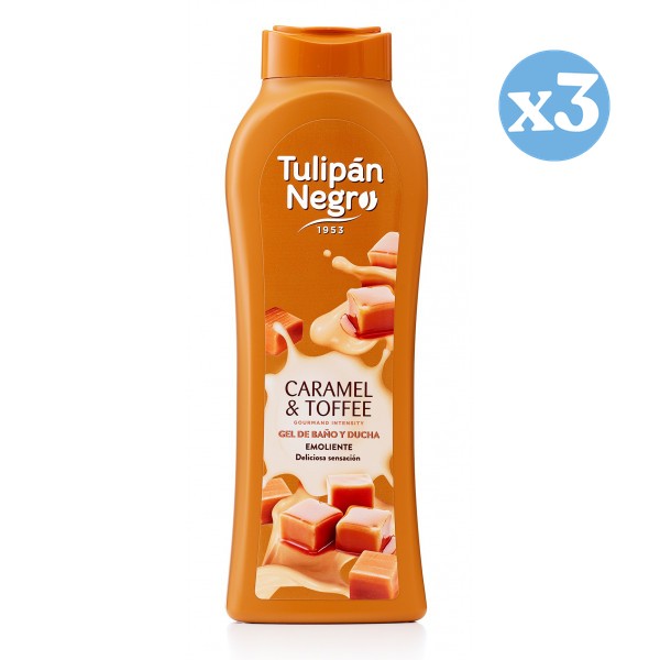 3er Pack - Duschgel Caramel Cream Toffee - Tulipan Negro - 1