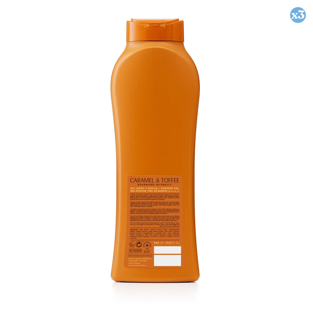 3er Pack - Duschgel Caramel Cream Toffee - Tulipan Negro - 1