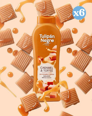 6er-Pack - Duschgel Karamellcreme Toffee - Tulipan Negro - 3