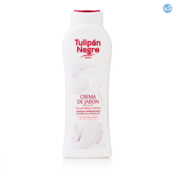 3er-Pack - Badecreme-Seifenlotion - Tulipan Negro - 1