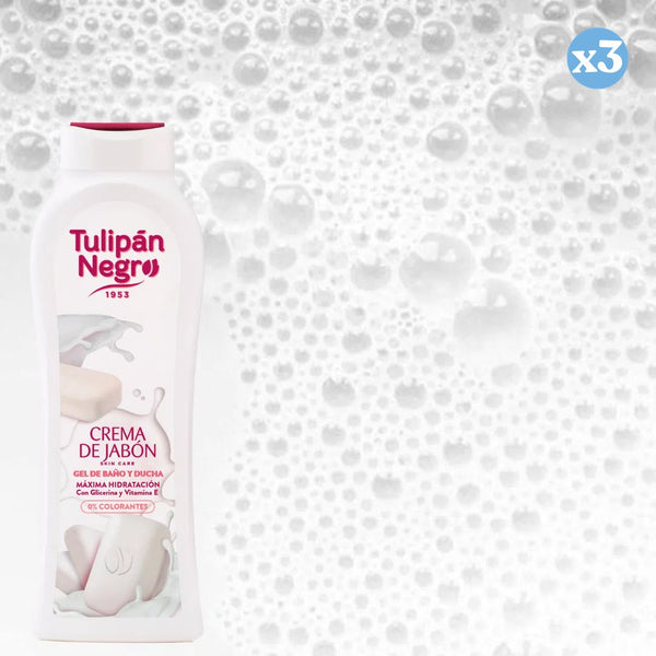 3er-Pack - Badecreme-Seifenlotion - Tulipan Negro - 2