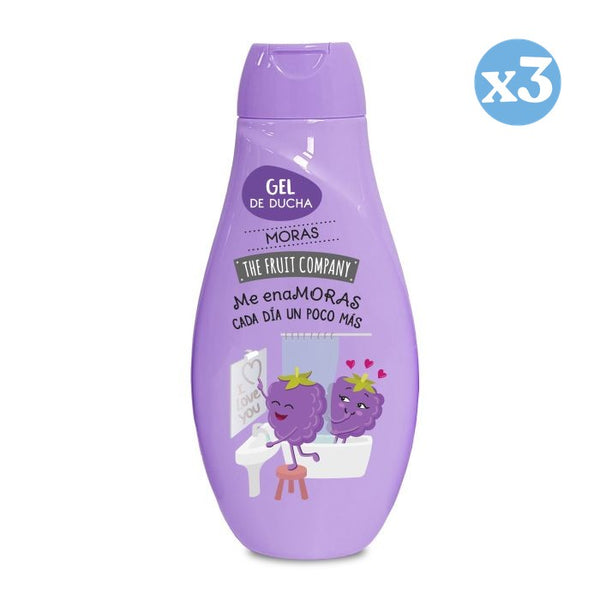Pack 3x - Duschgel mit Brombeeren - The Fruit Company - 1