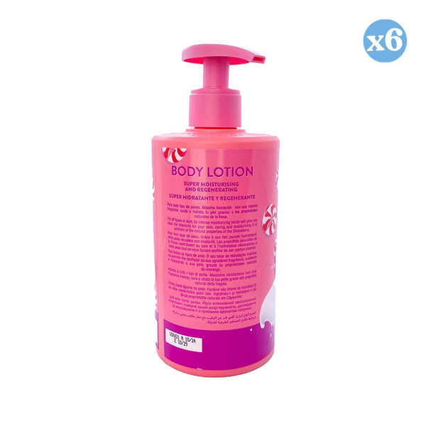 Pack 6x - Kuss Erdbeer und Sahne Körperlotion - Tulipan Negro - 3