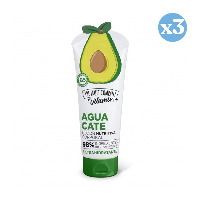 3er Pack - Ultra-feuchtigkeitsspendende Avocado-Körperlotion - The Fruit Company - 1