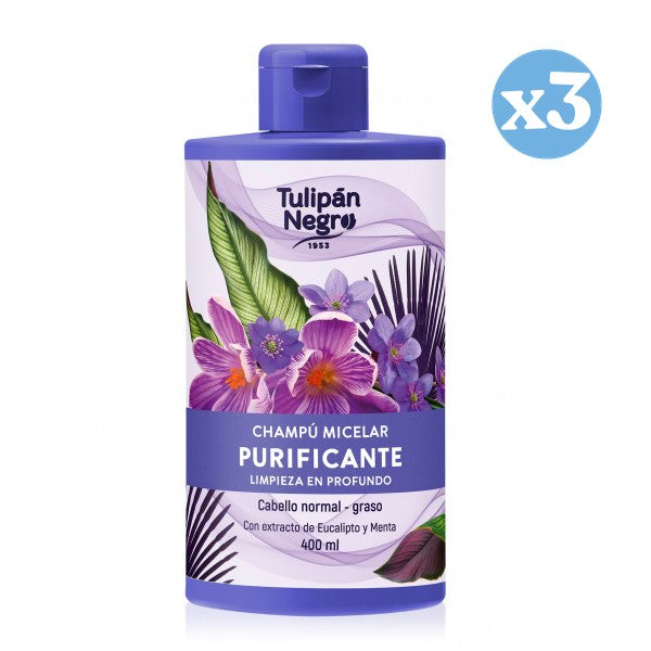 3er Pack - Purifying Micellar Shampoo - Tulipan Negro - 1
