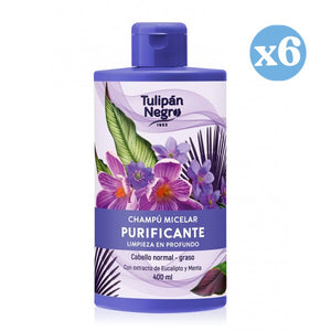 6er Pack - Klärendes Mizellen-Shampoo - Tulipan Negro - 1