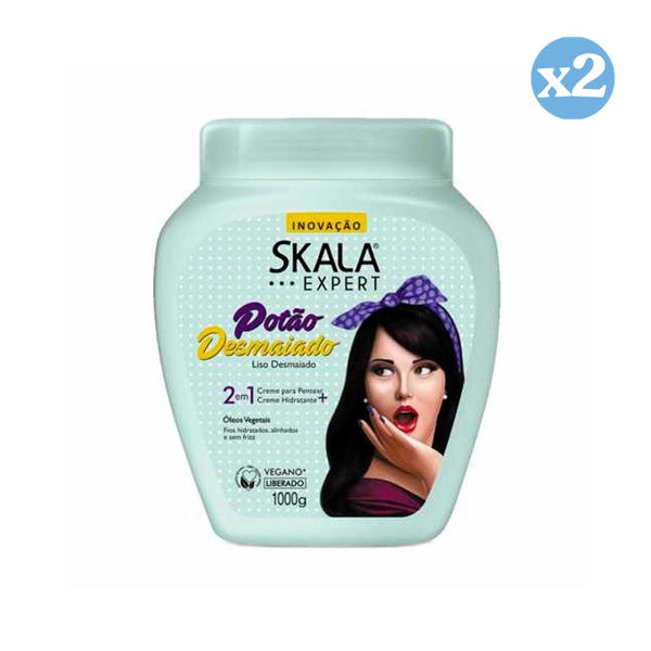 Pack 2x - POTAO HAARKUR ENTZÄUBERT 1000ML - Skala - 1