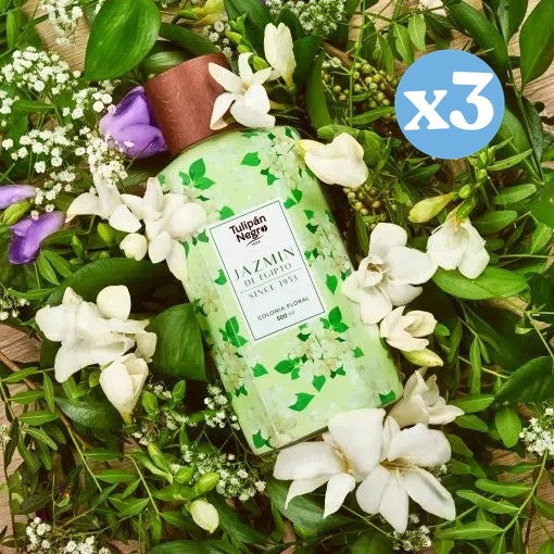 3er Pack - Blumiges Ägyptisches Jasmin-Kolonia: 500 ML - Tulipan Negro - 2