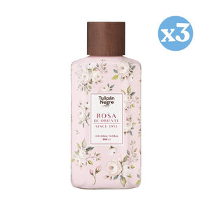 Pack 3x - Blumige Kristallrosa des Orients Köln: 500 ML - Tulipan Negro - 1
