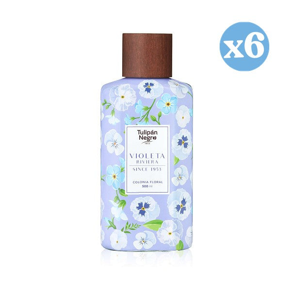 Pack 6x - Blumiges Veilchenwasser: 500 ML - Tulipan Negro - 1