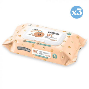 Pack 3x - Feuchtes WC-Papier Pfirsich - The Fruit Company - 1