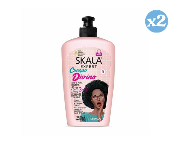Pack 2x - Lockenpflegender Styling-Creme 250g - Skala - 1