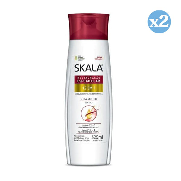 Pack 2x - Shampoo 12 in 1 325ml - Skala - 1