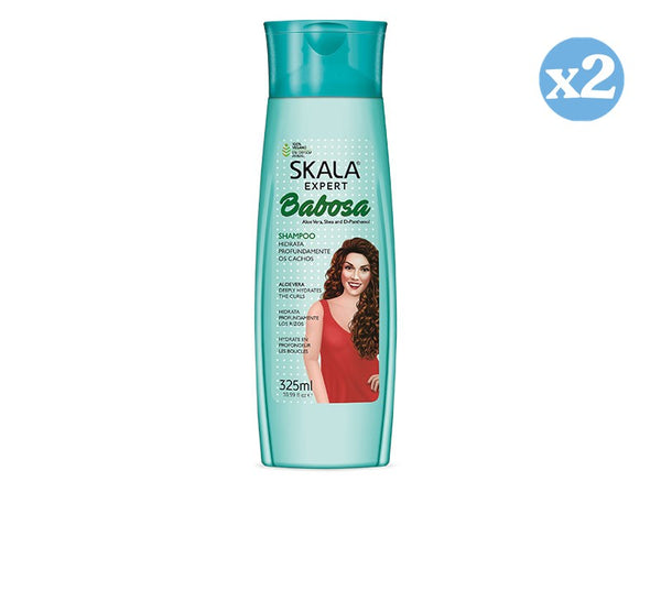 Pack 2x - Aloe Vera Feuchtigkeitsspendendes Shampoo 325ml - Skala - 1