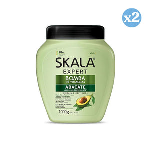 Pack 2x - Vitaminbomben Avocado Conditioner Cream 1000ml - Skala - 1