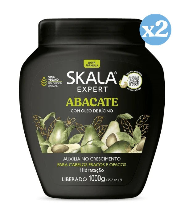 Pack 2x - Vitaminbomben Avocado Conditioner Cream 1000ml - Skala - 3