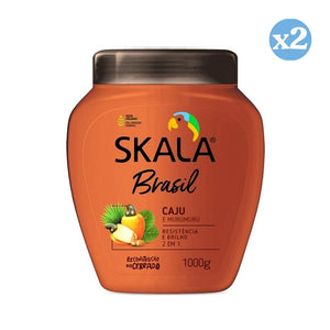 Pack 2x - Caju E Murumuru Conditioner Cream 1000 ml - Skala - 1
