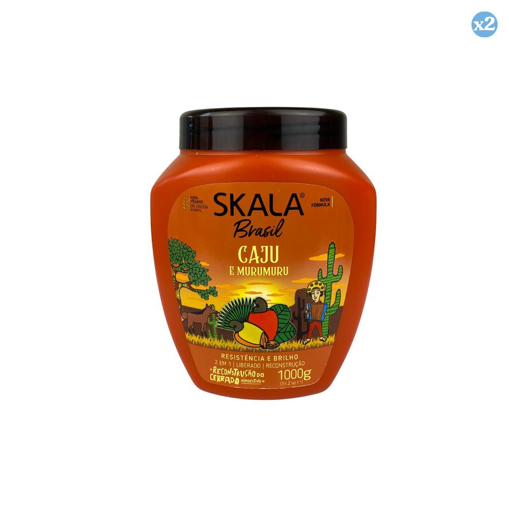 Pack 2x - Caju E Murumuru Conditioner Cream 1000 ml - Skala - 1