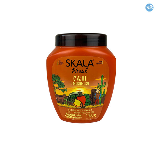 Pack 2x - Caju E Murumuru Conditioner Cream 1000 ml - Skala - 2