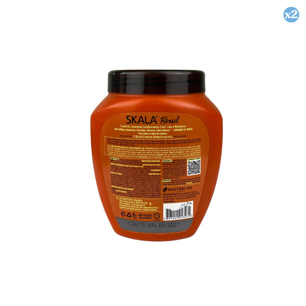 Pack 2x - Caju E Murumuru Conditioner Cream 1000 ml - Skala - 3