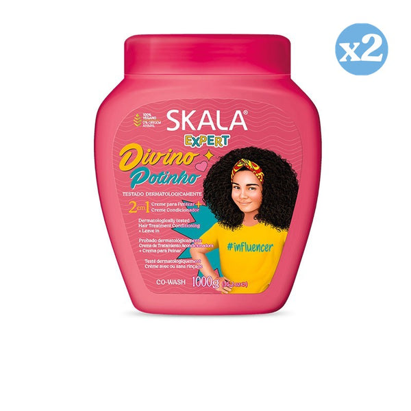 Pack 2x - Kids Conditioner Cream 1000Ml - Skala - 1