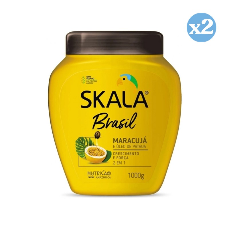 Pack 2x - Passionsfrucht- und Patauöl-Conditioner 1000 ml - Skala - 1