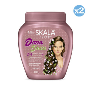 Pack 2x - Dona Skala 1000ml Haarspülung Creme - Skala - 1