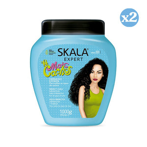Pack 2x - Mais Cachos 1000 ml Lockenpflege-Creme - Skala - 1