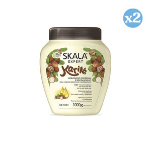 Pack 2x - Sheabutter Pflegespülung 1000 ml - Skala - 1