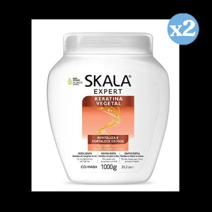 Pack 2x - Pflanzliche Keratin-Spülung 1000ml - Skala - 1