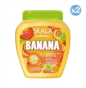 Pack 2x - CONDITIONING CREAM BANANA FRUTASTICA 1000ML 2IN1 - Skala - 1
