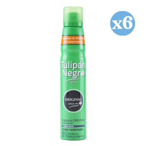 Pack 6x - TULIPAN NEGRO ORIGINAL Deospray 200 ml - Tulipan Negro - 1