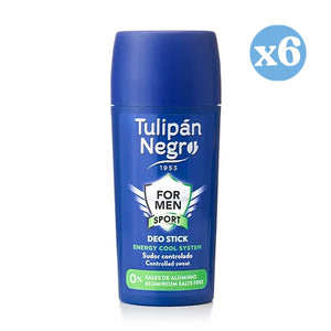 Pack 6x - TULIPAN NEGRO FOR MEN SPORT Deo-Stick 75 ml - Tulipan Negro - 1