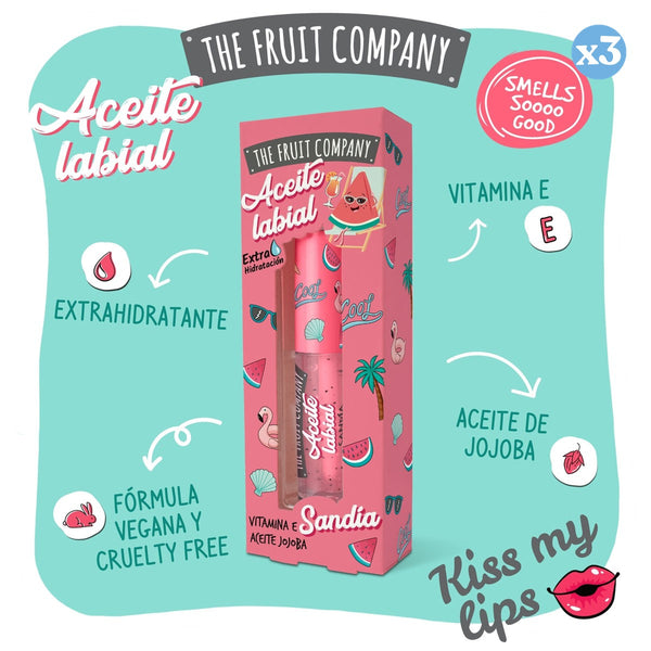 3er Pack - Wassermelonen Lippenöl - The Fruit Company - 2