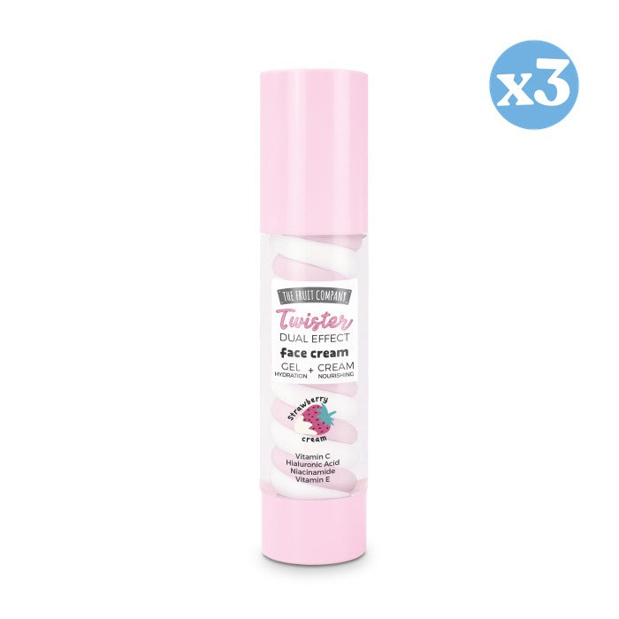 Pack 3x - Twister Dual Effect Gesichtscreme 50 gr - The Fruit Company - 1