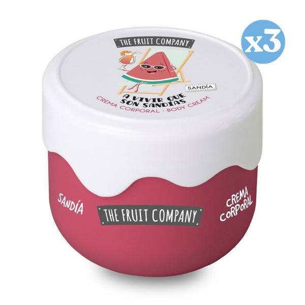 3er Pack - Wassermelonen-Körperlotion Seideneffekt 200 g - The Fruit Company - 1