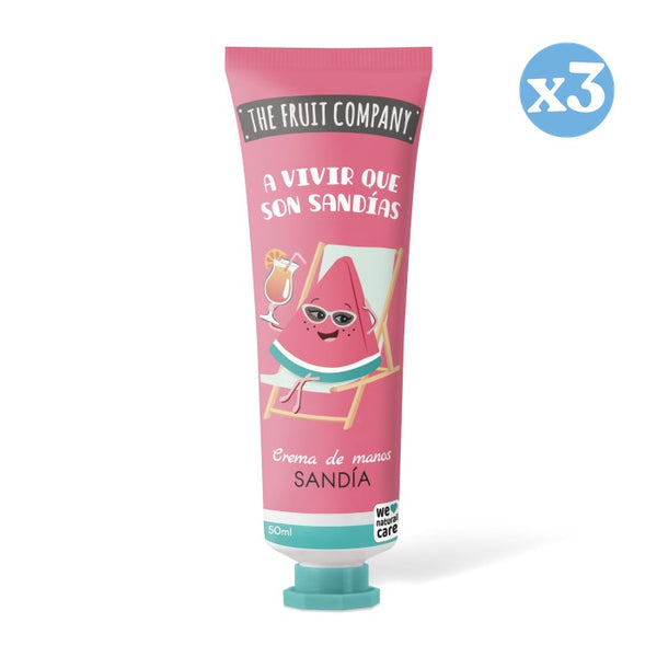 3er Pack - 20% Rabatt! Wassermelonen-Handcreme 50 ml - The Fruit Company - 1