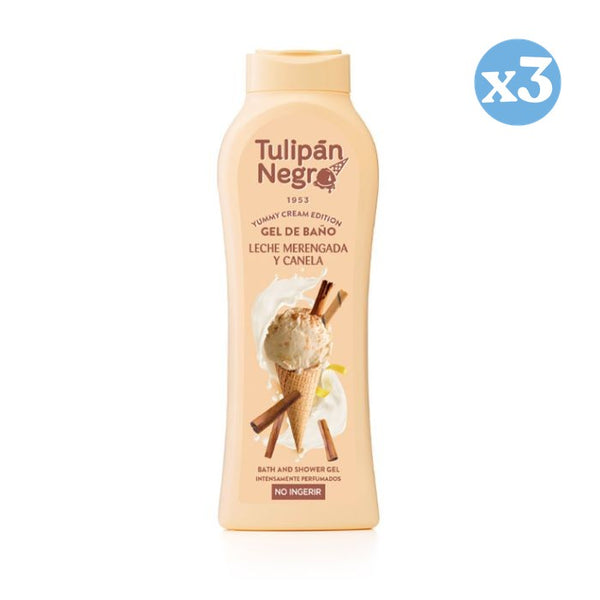 Pack 3x - Milchgel Zimt und Baiser 650 ml - Tulipan Negro - 1